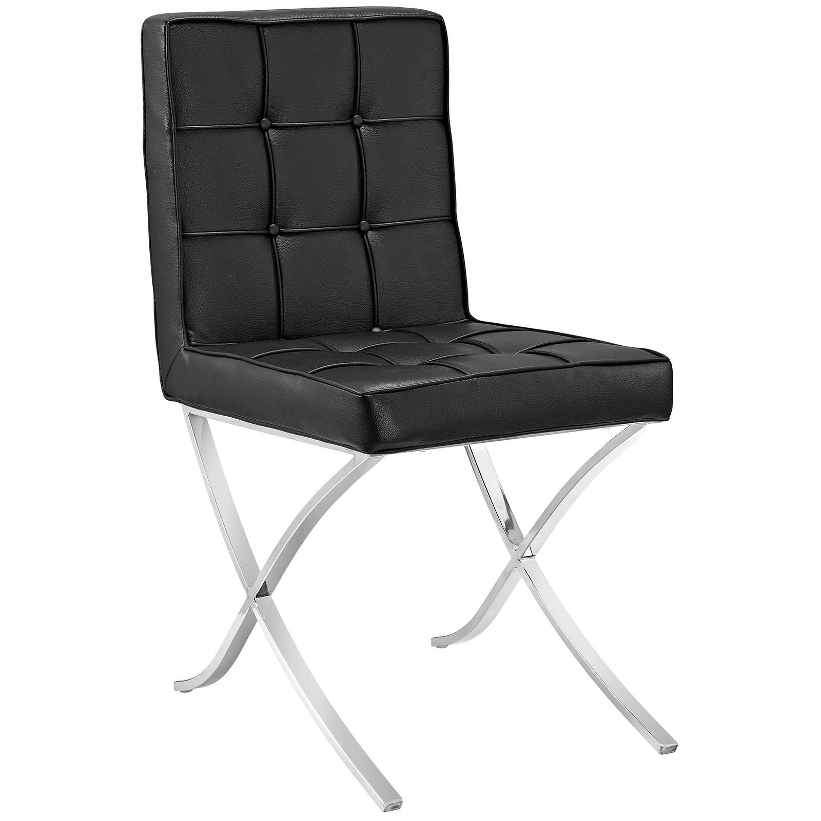 Black Memory Foam Dining Chair J1881