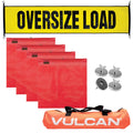 Oversize Load Banner with Magnets, Red Flags, and Bag K796037