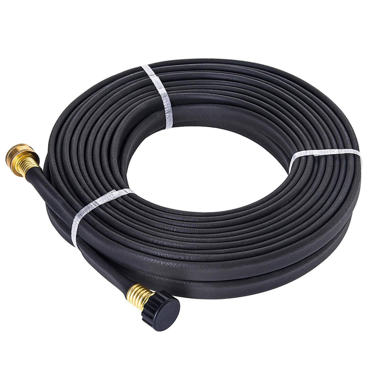 Garden PVC Flat Soaker Hose 1/2'' x 50 ft with Brass Connector R658
