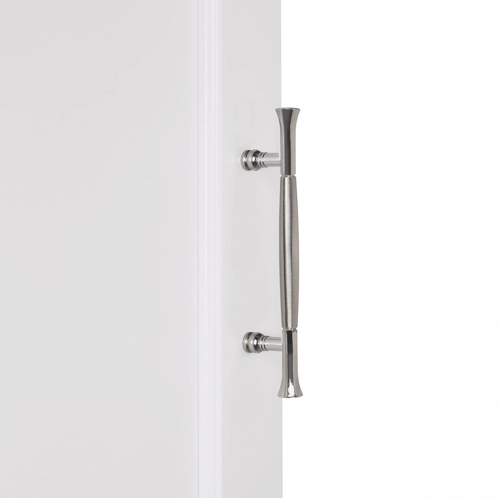 White Single Door Corner Floor Cabinet E18522