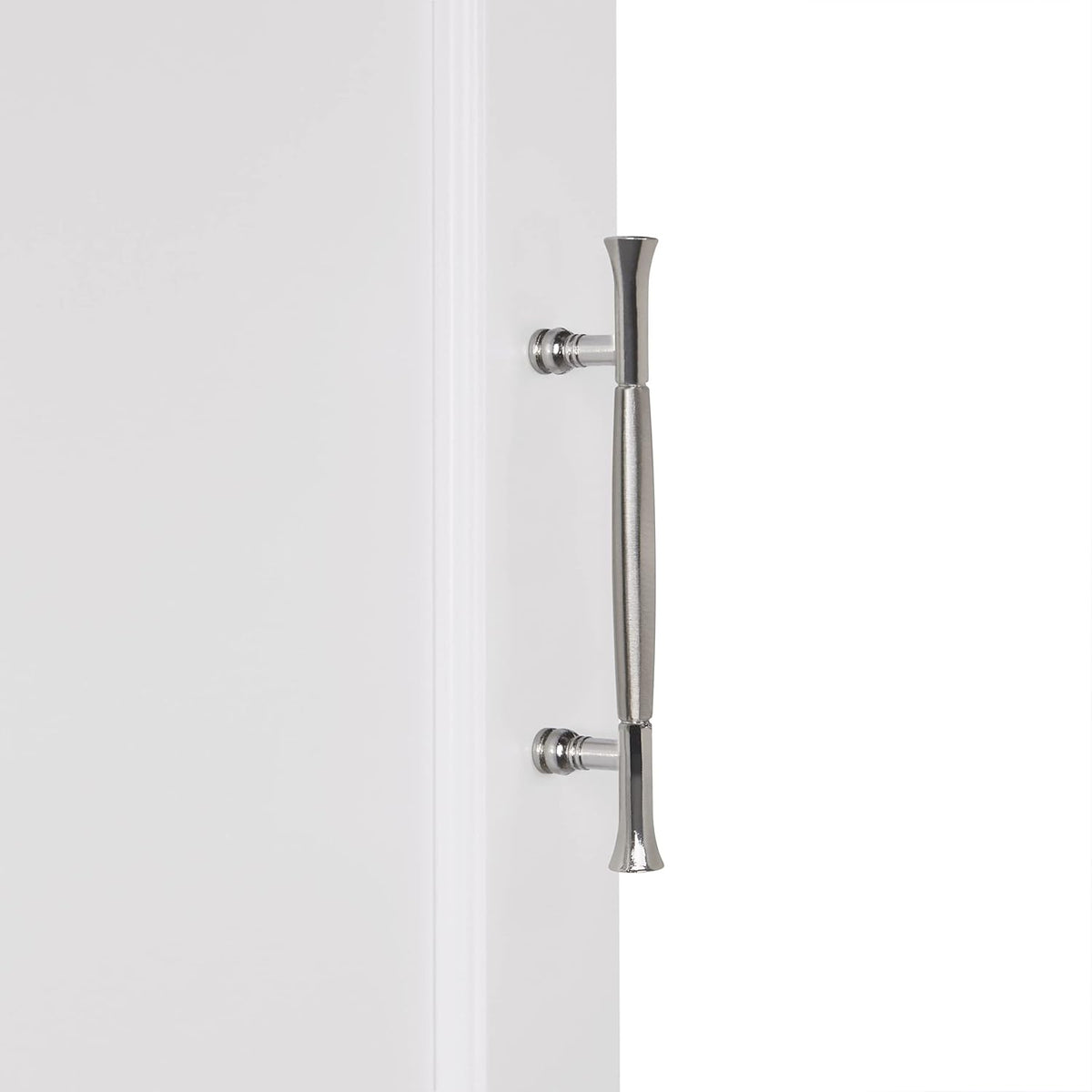 White Single Door Corner Floor Cabinet E18522