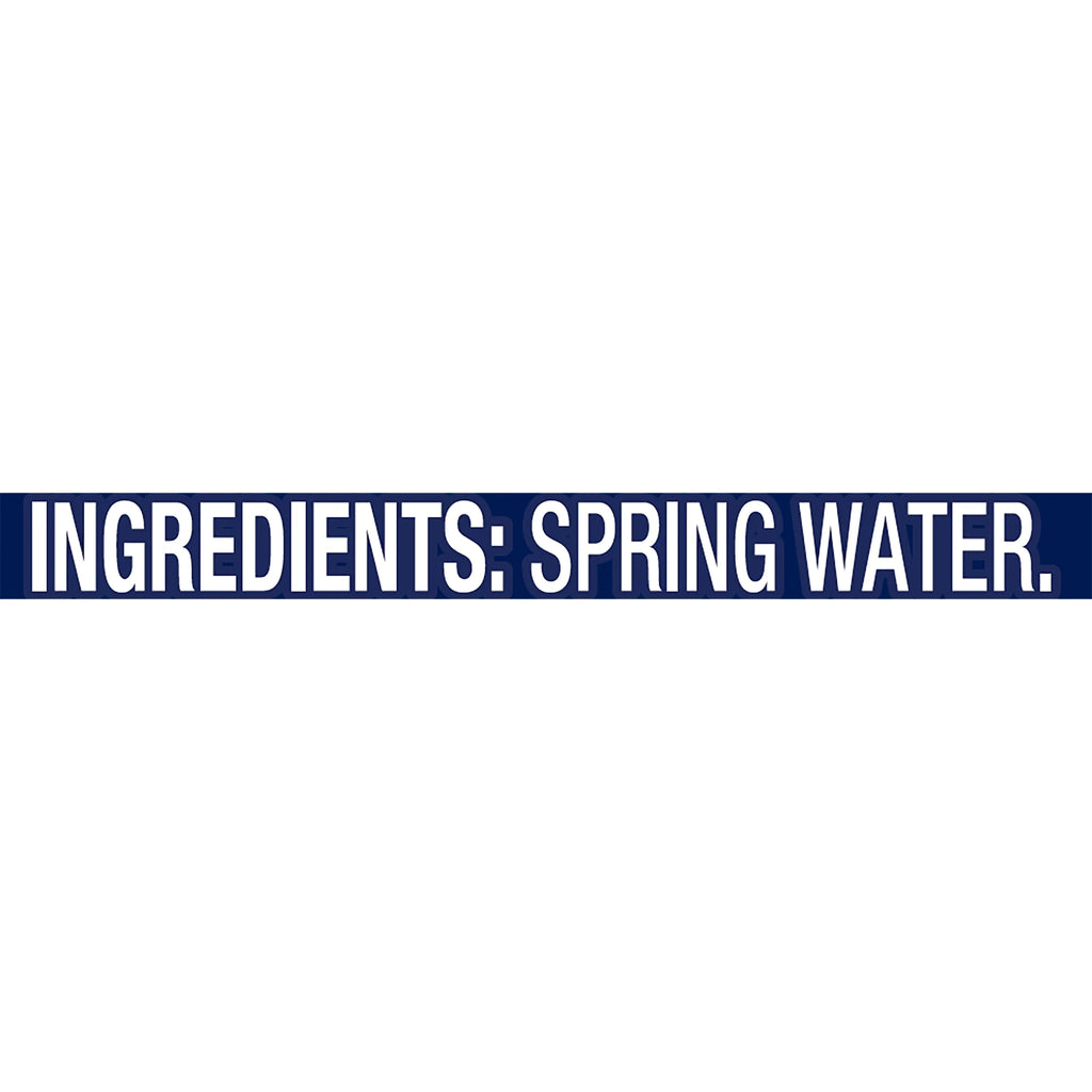 100% Natural Spring Water, 8 oz Plastic Bottles (Total of 48) Z3812