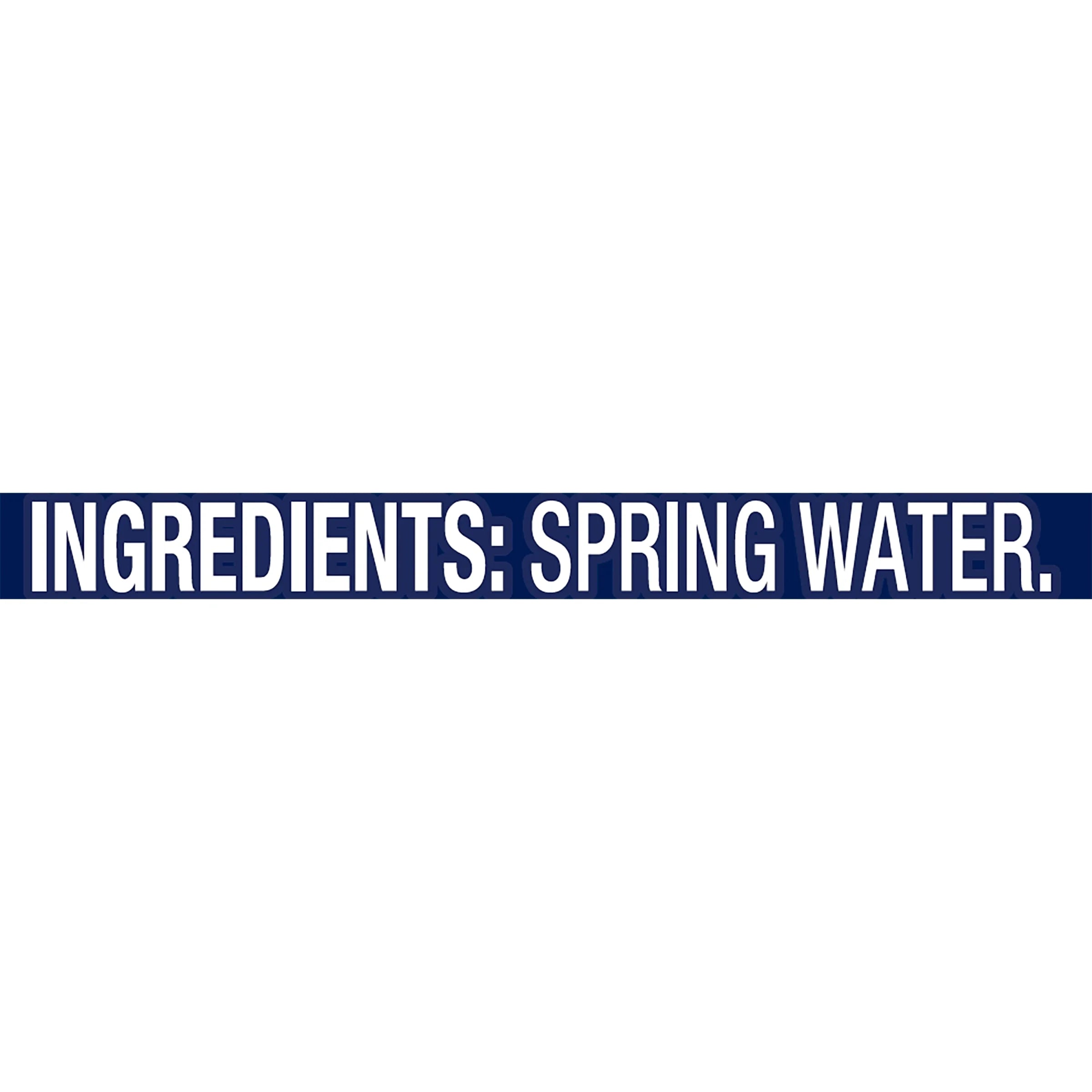 100% Natural Spring Water, 8 oz Plastic Bottles (Total of 48) Z3812
