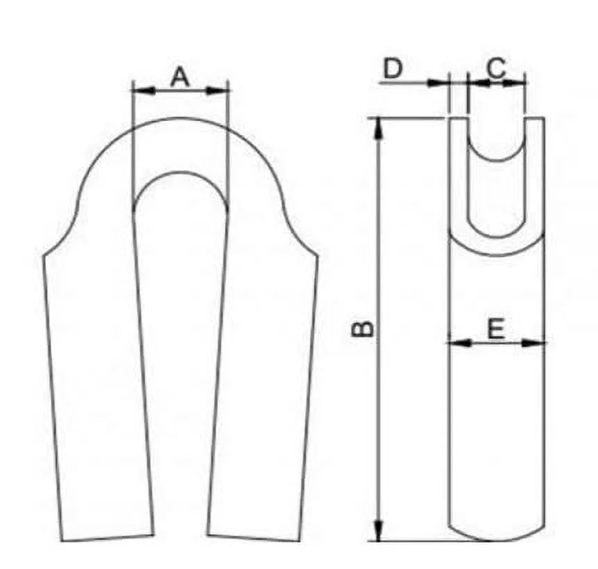 316 Stainless Steel Wire Rope Tube Thimble (18mm, 50-Pack) E505344