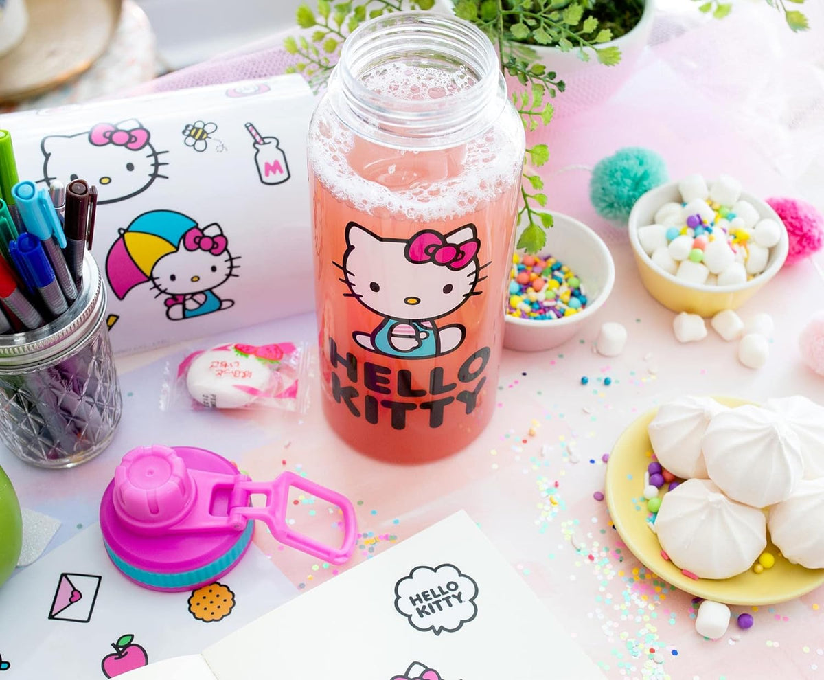 32-Ounce Water Bottle And Sticker Set Z9272