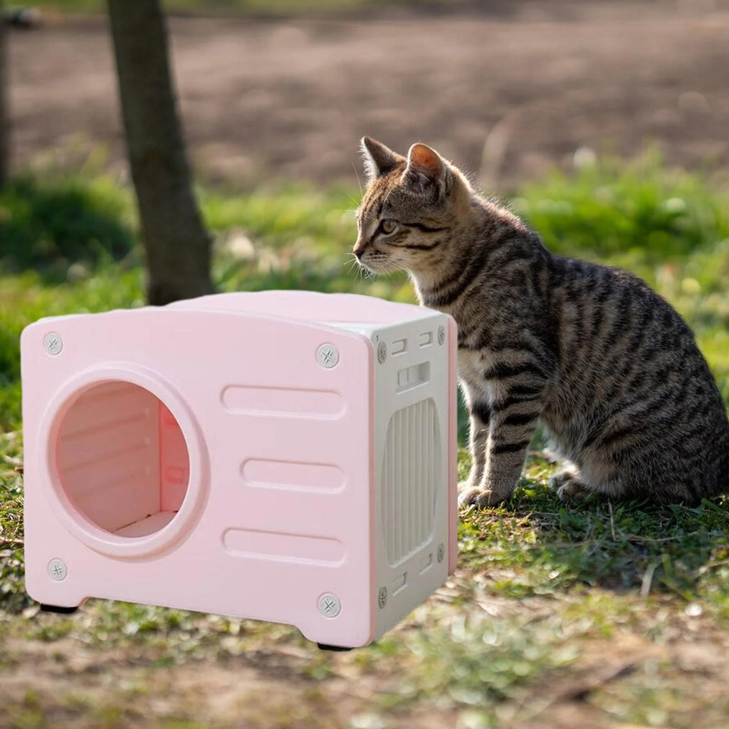 Pink Portable Pet House C947