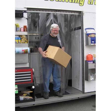 3x7 Clear Vinyl Strip Door K8959