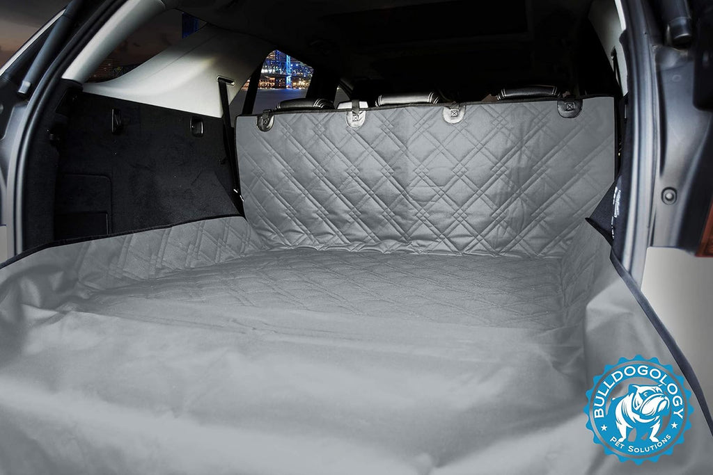 SUV Cargo Liner Seat Cover for Dogs, Waterproof, Washable, with Bumper Flap Y241