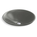 Round Wading Pool Bathroom Sink Thunder Grey R36716