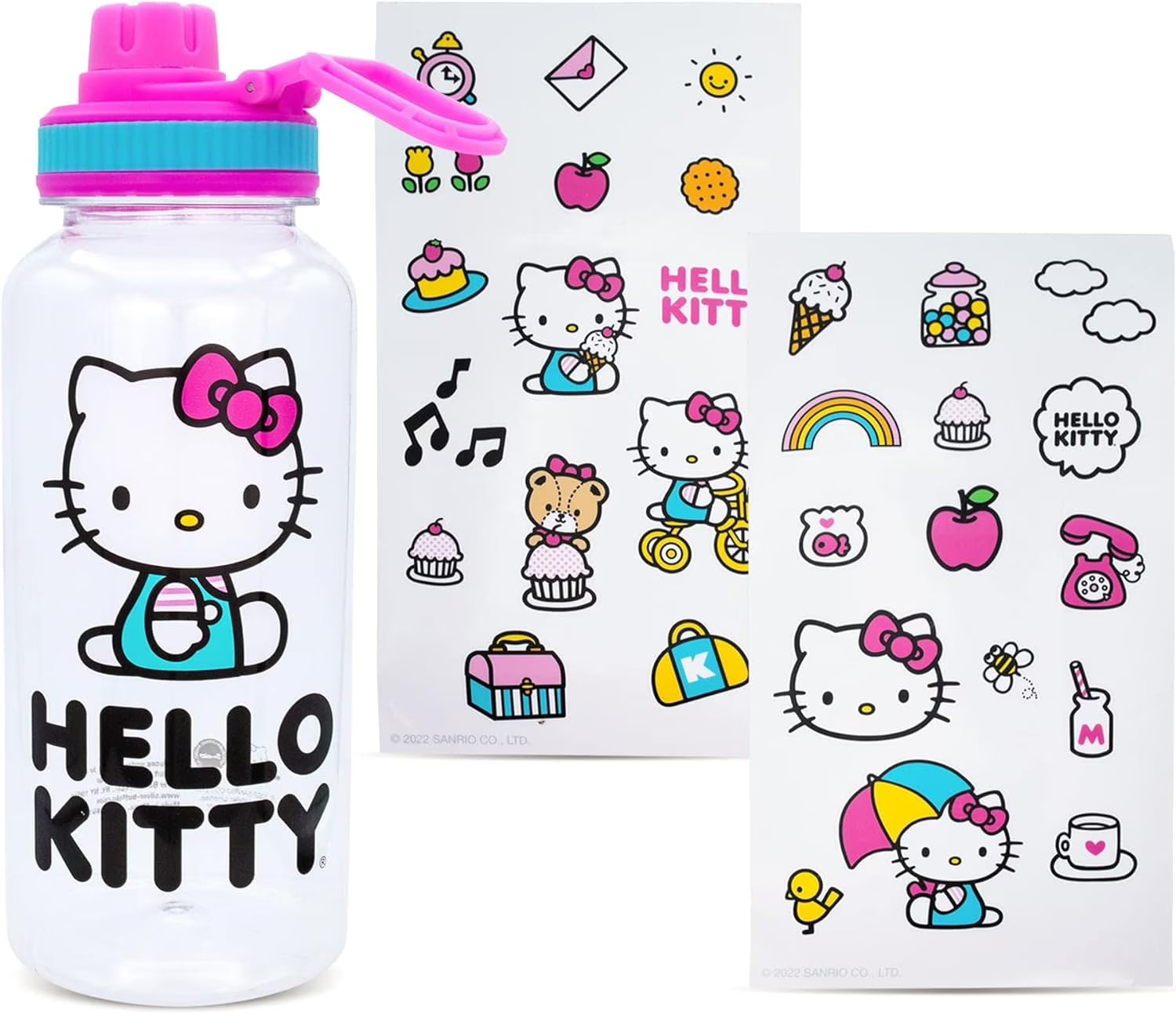 32-Ounce Water Bottle And Sticker Set Z9272