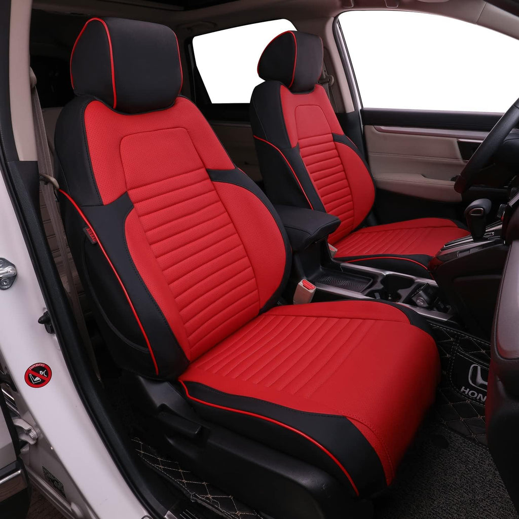 Beige Leatherette Car Seat Covers for Honda CRV 2015 2016 C364