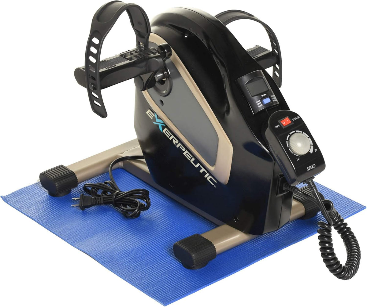 Black Motorized Electric Pedal Exerciser H79543