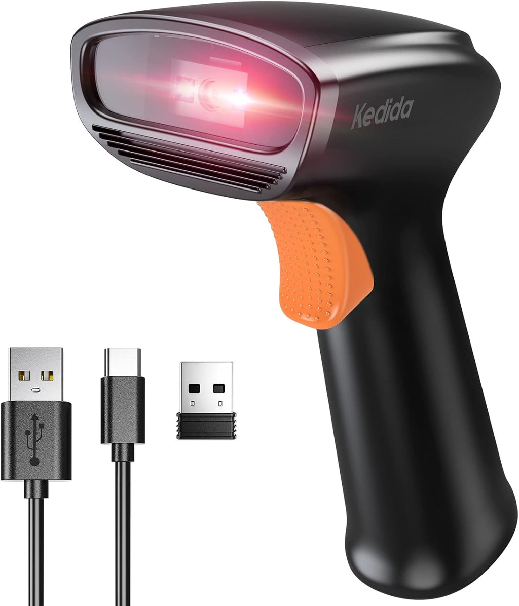 2D Wireless Barcode Scanner with Charging Cradle, Pack of 2 T991