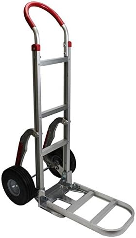 Aluminum Hand Truck with Foam Fill Tires and Stair Climbers Z968944