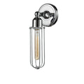 Polished Chrome Caged Single Light Bathroom Sconce V170
