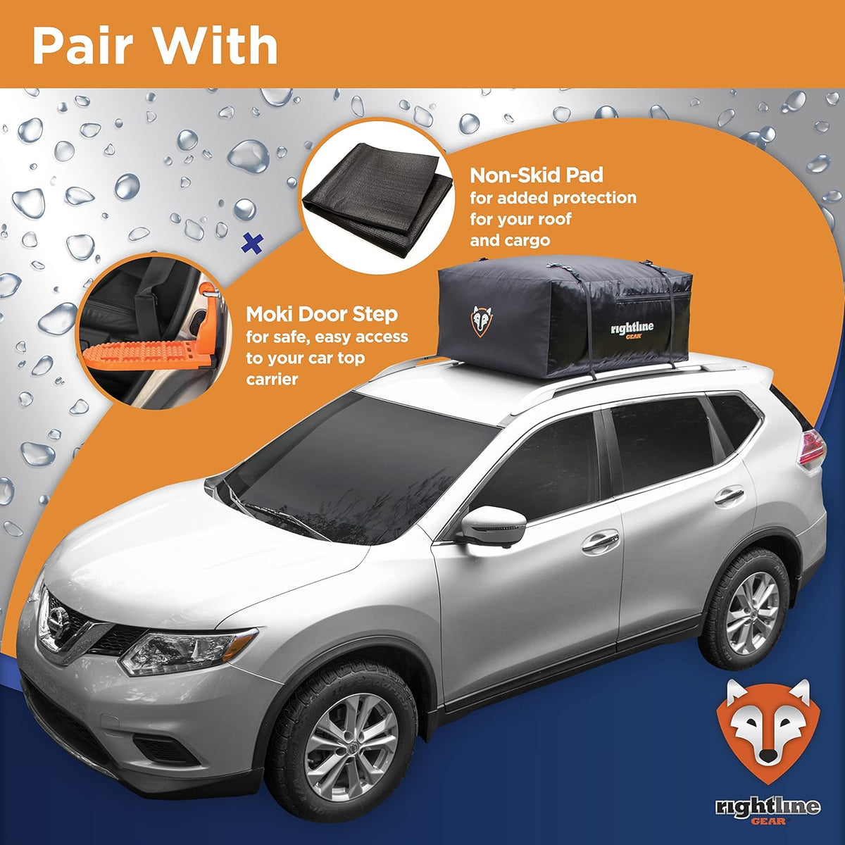 10 cu ft Waterproof Car Top Carrier I101