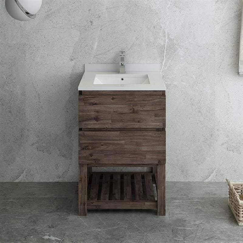 Floor Standing Open Bottom Bathroom Cabinet R69221