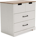 White 3 Drawer Wood Chest J40368