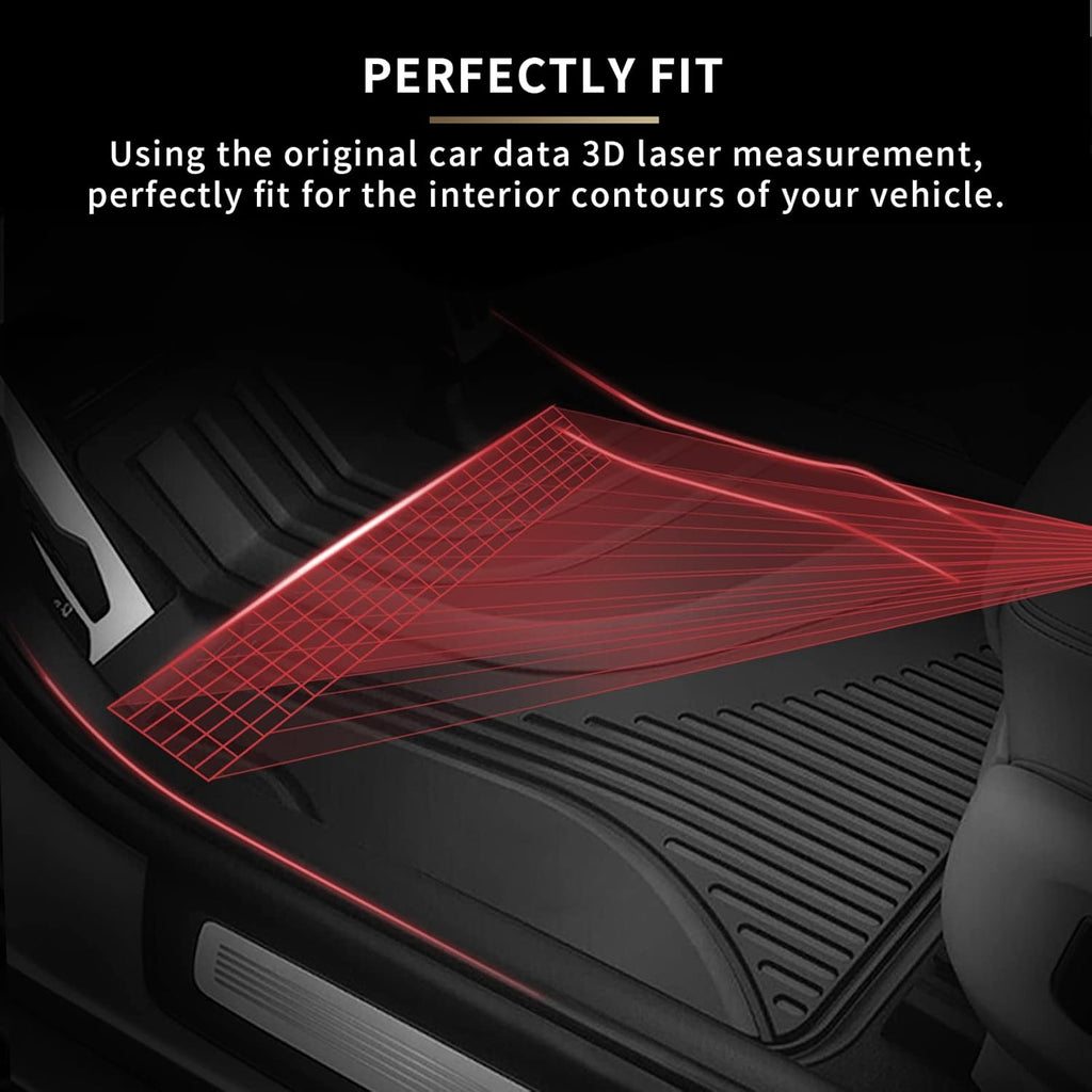 Black All Weather Floor Mats for Cadillac XT4 X975644