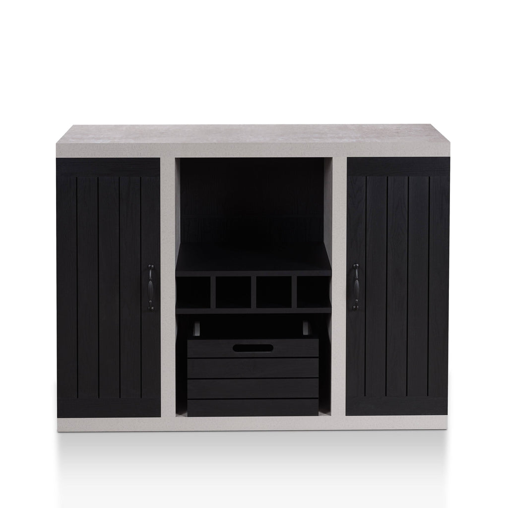 Rustic 47-Inch 2-Cabinet Buffet Sideboard U916