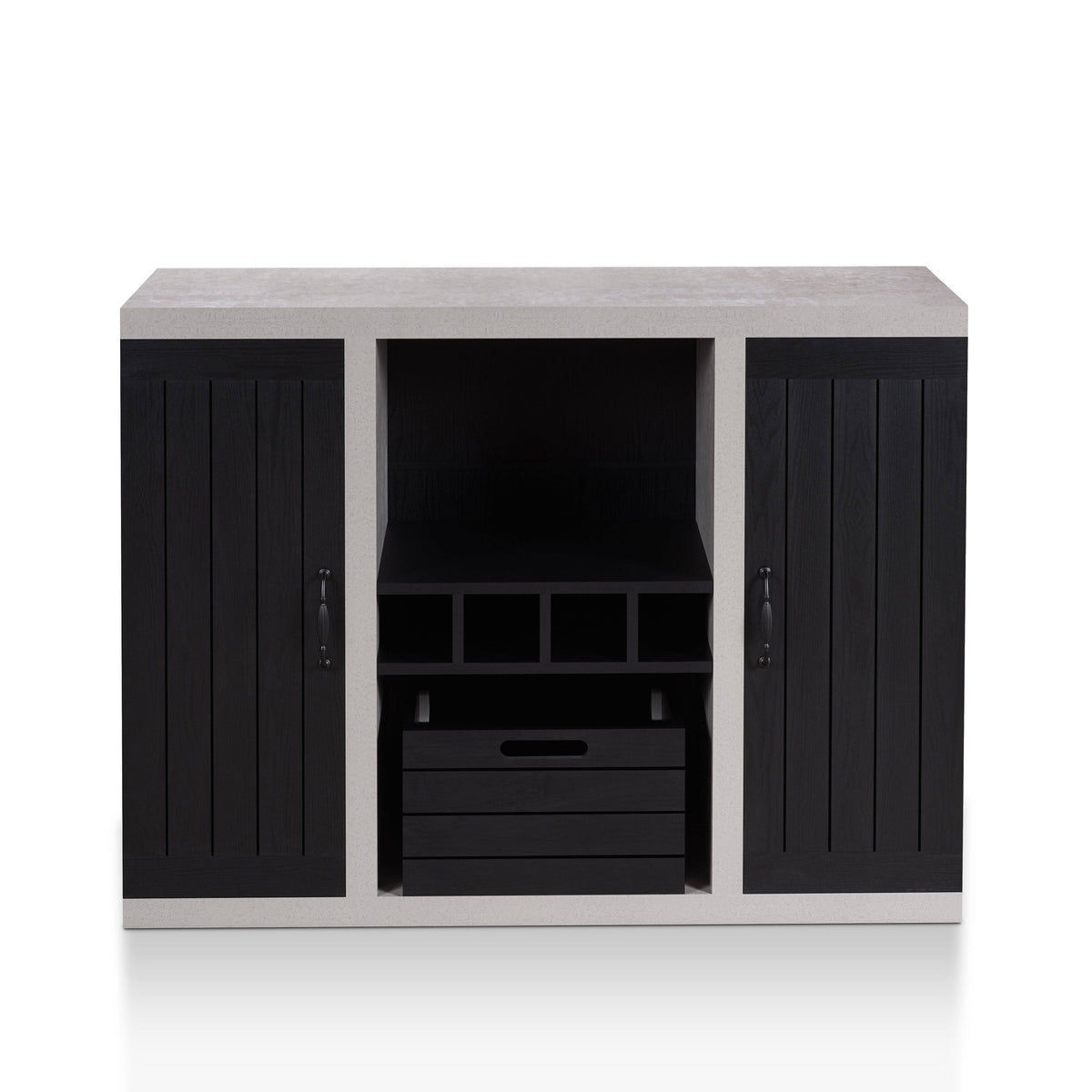 Rustic 47-Inch 2-Cabinet Buffet Sideboard U916