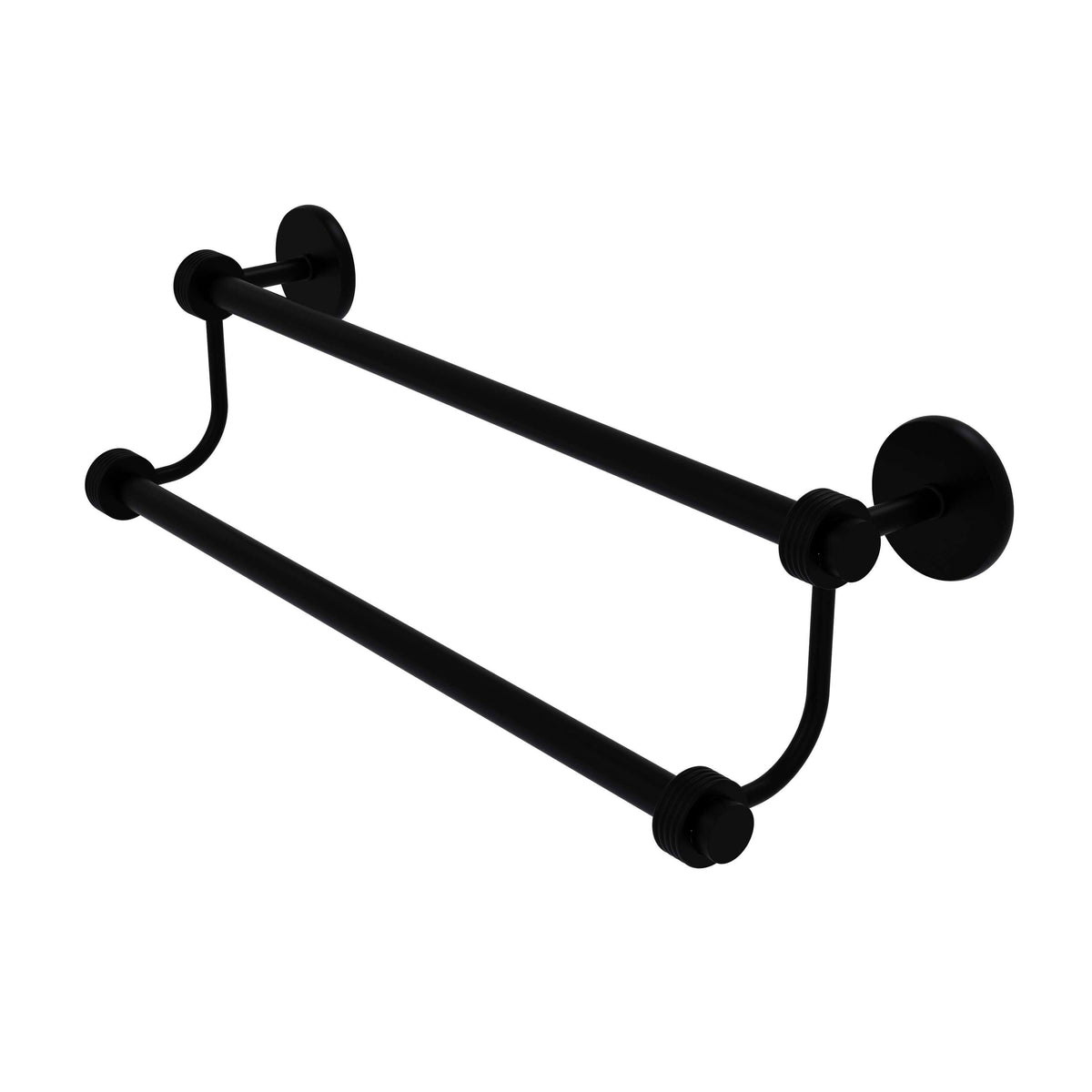 Matte Black 36 inch Double Towel Bar W7960