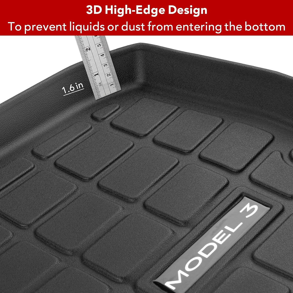 Tesla Model 3 Frunk Mat Front Liner Cargo Mats V31026