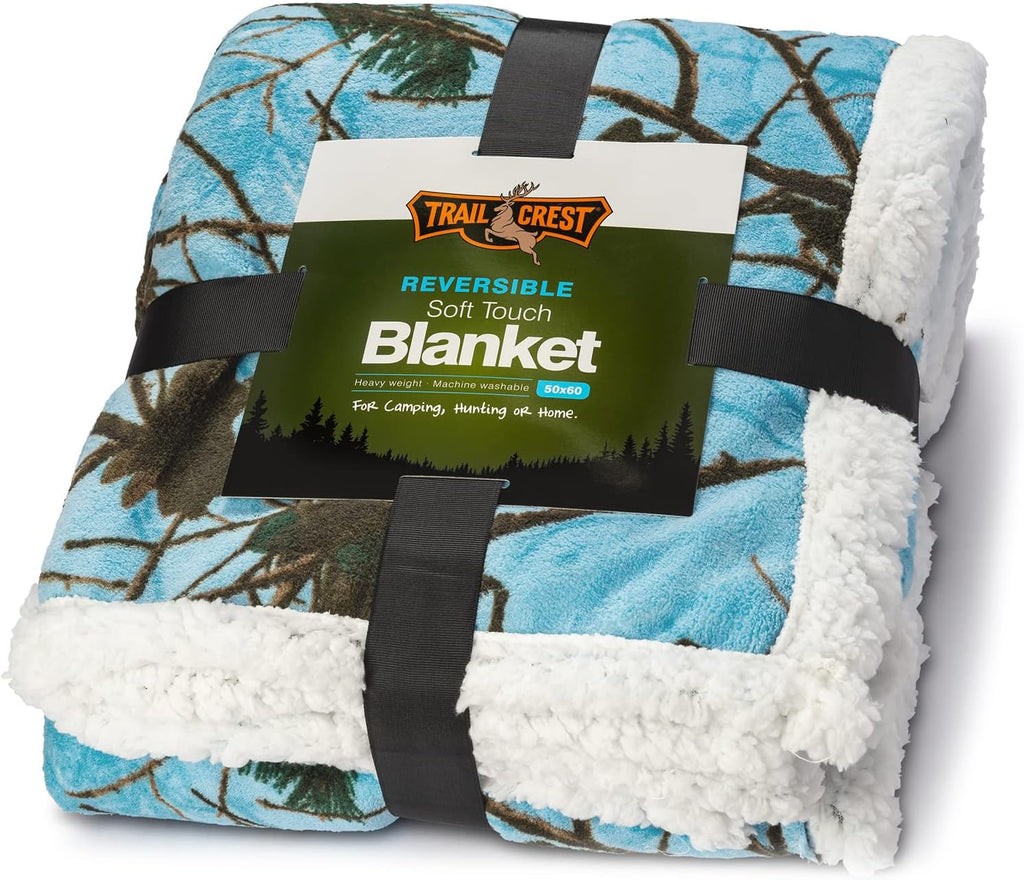 Reversible Camo Throw Blanket H131