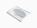 White Alcove Soaking Bathtub D9253