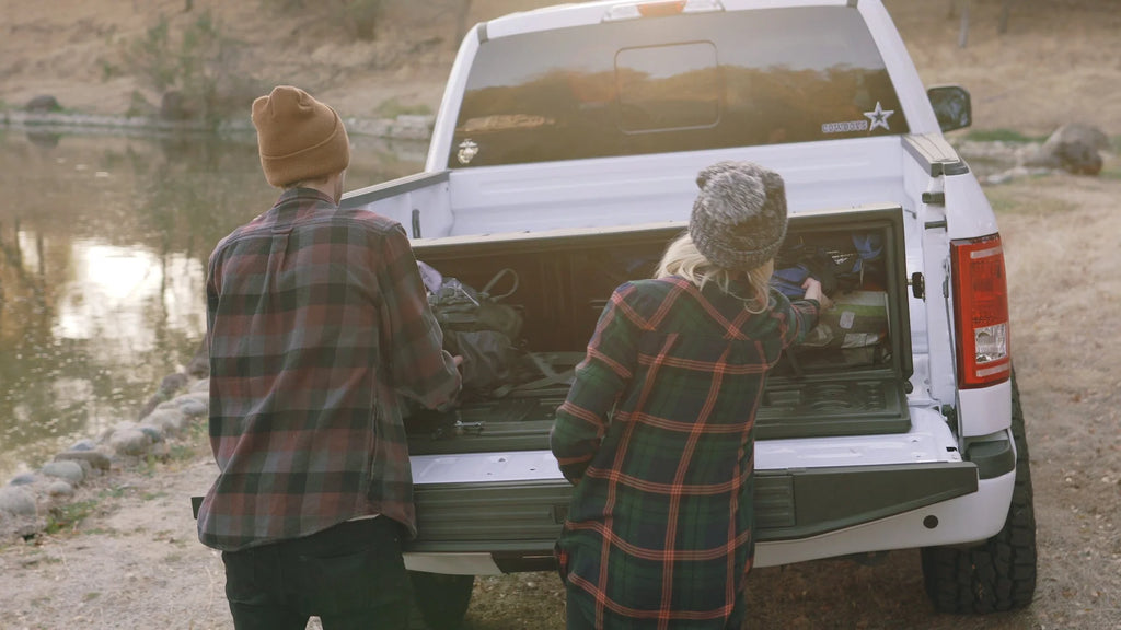 Rear Mounted Truck Bed Cargo Box K344