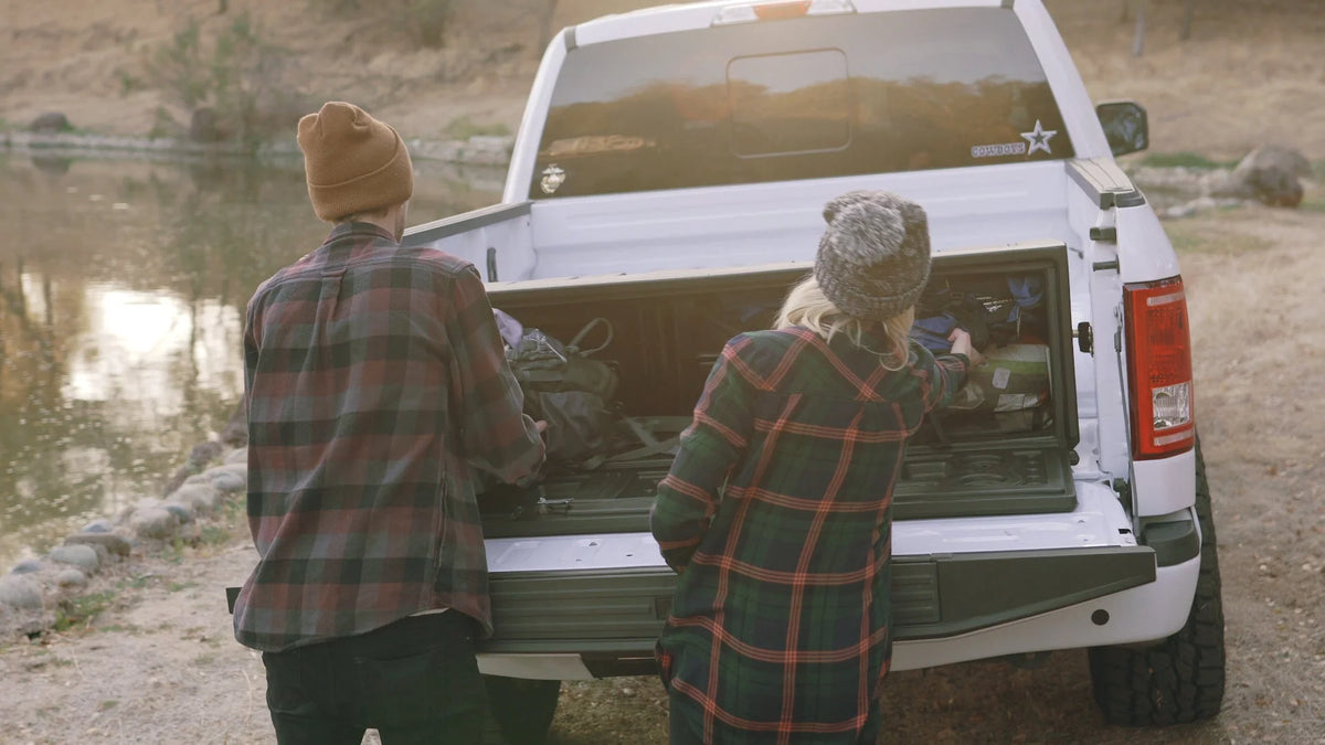 Rear Mounted Truck Bed Cargo Box K344