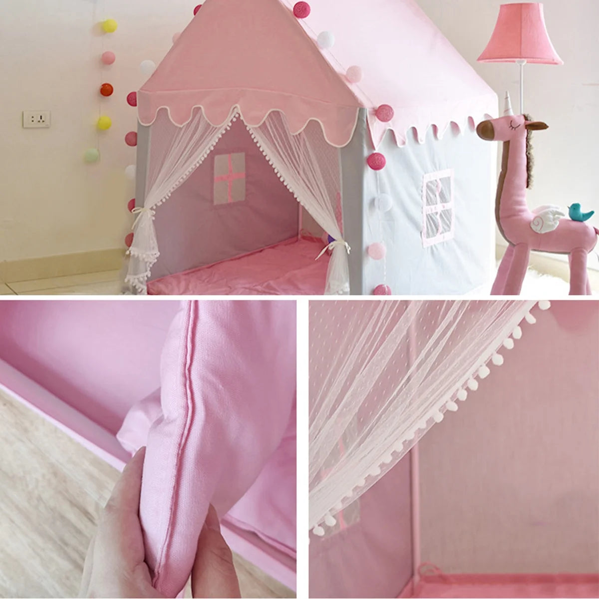 Play Tent Castle Playhouse W138