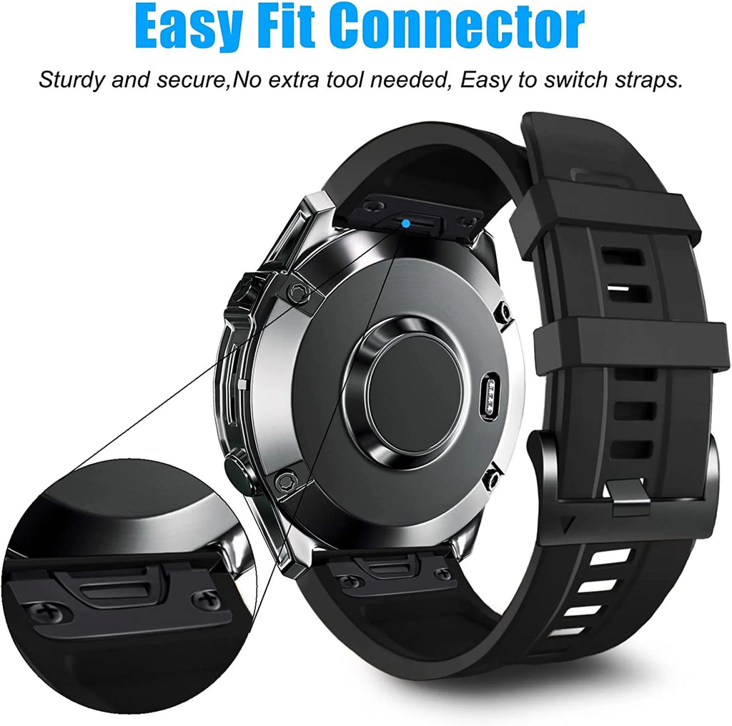 26mm Soft Silicone Replacement Straps D877