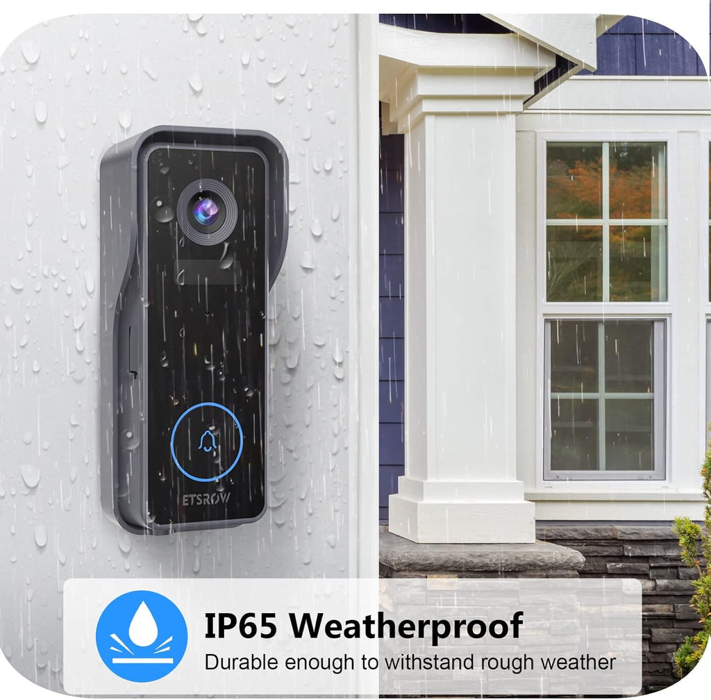 1080P HD Wireless Video Doorbell Camera with Night Vision V548235