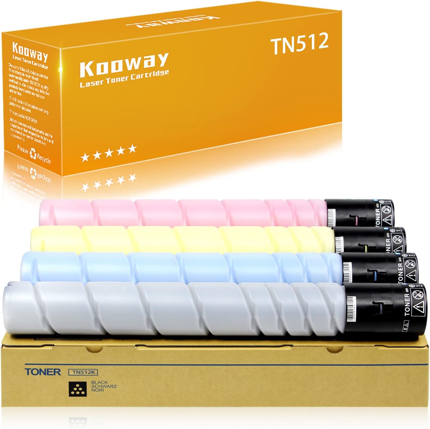 TN512 Black Toner Cartridge 2 Pack S191