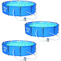 10 x 30x22 Steel Pro Frame Round Above Ground Swimming Pool Set M1708