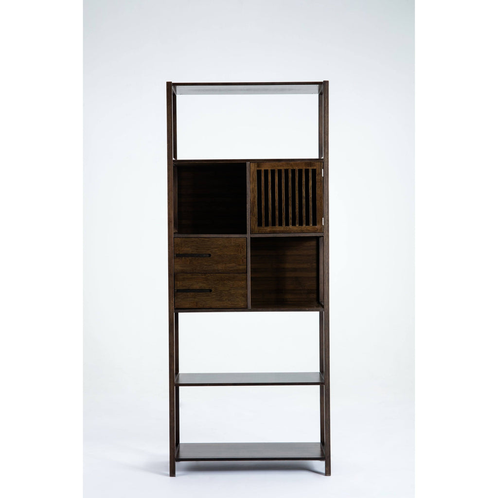 Cappuccino Bamboo Bookcase E17502