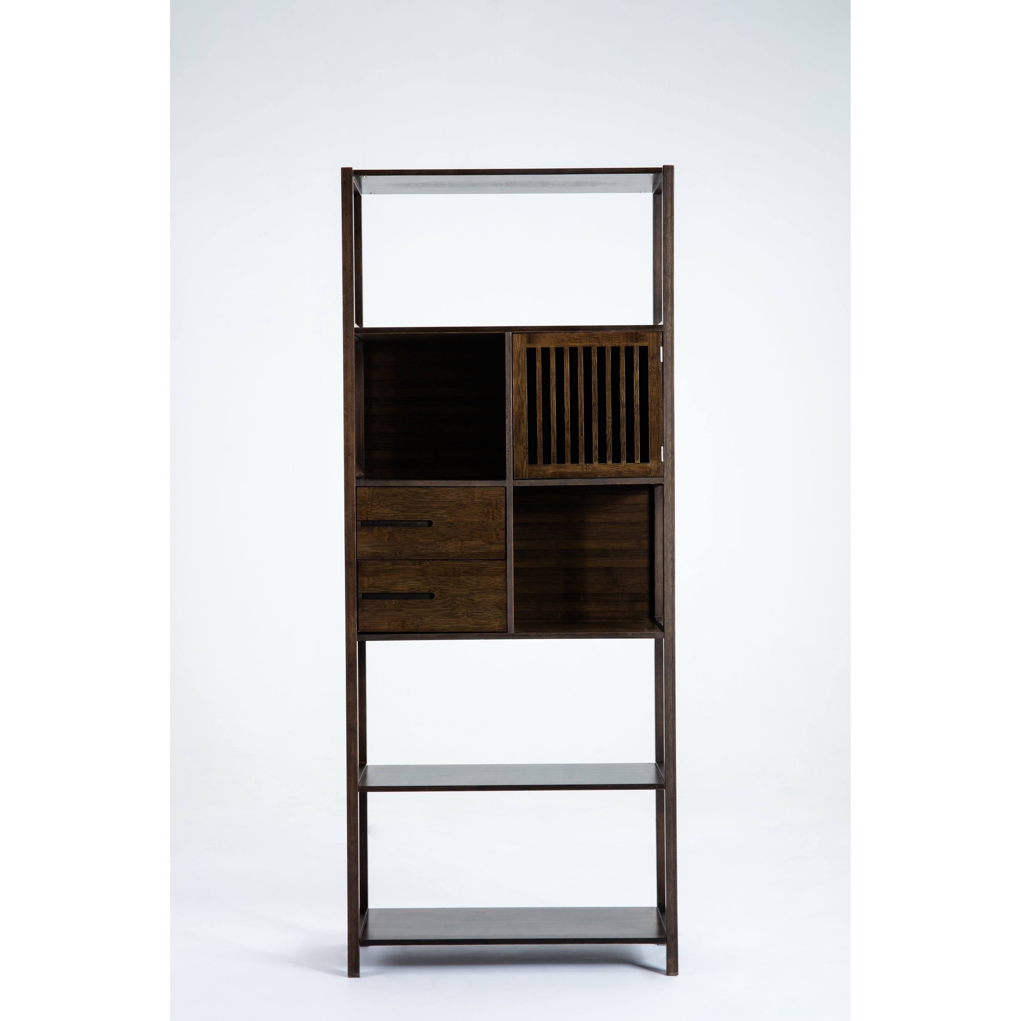 Cappuccino Bamboo Bookcase E17502