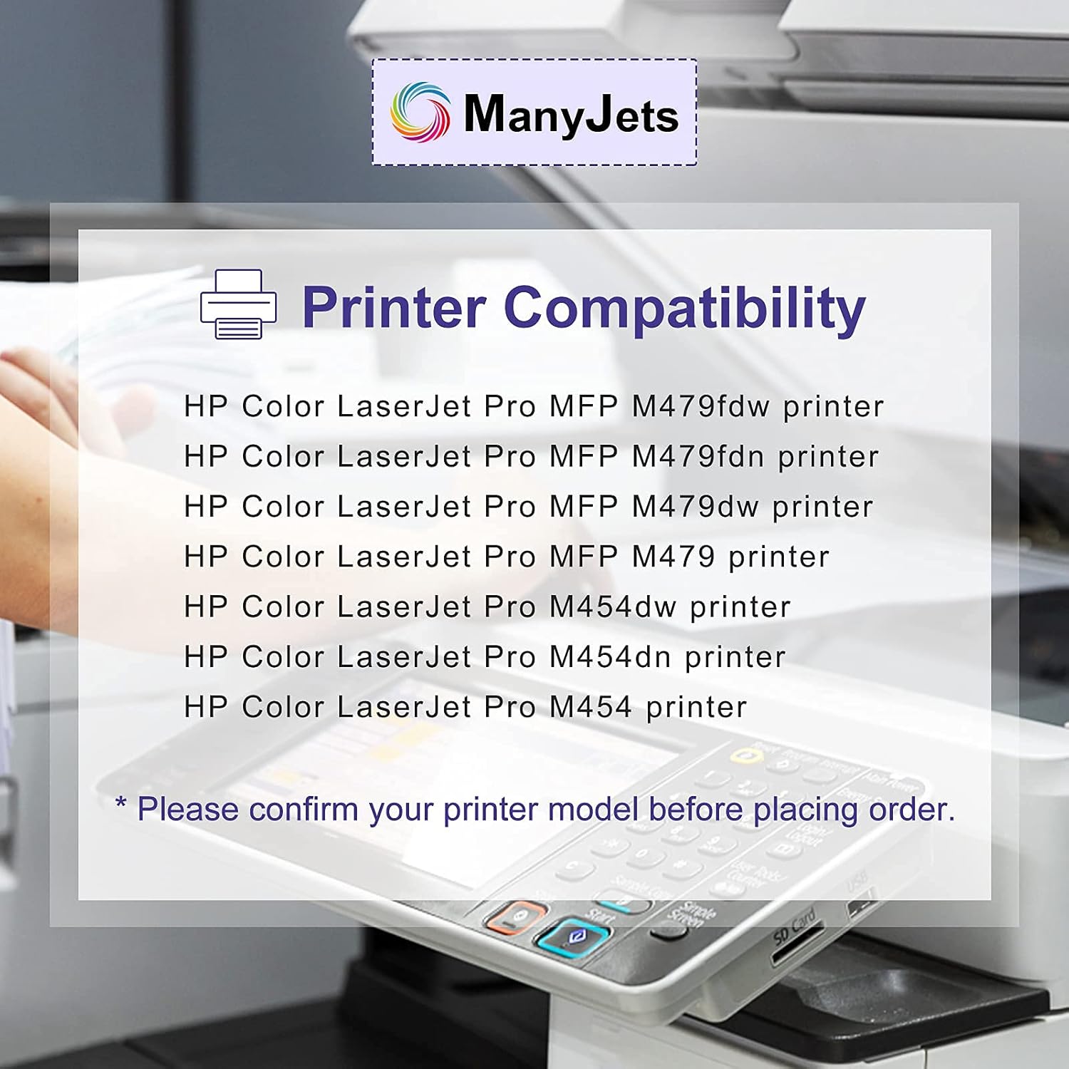 4-Pack Compatible Toner Cartridge for HP Printer I762093