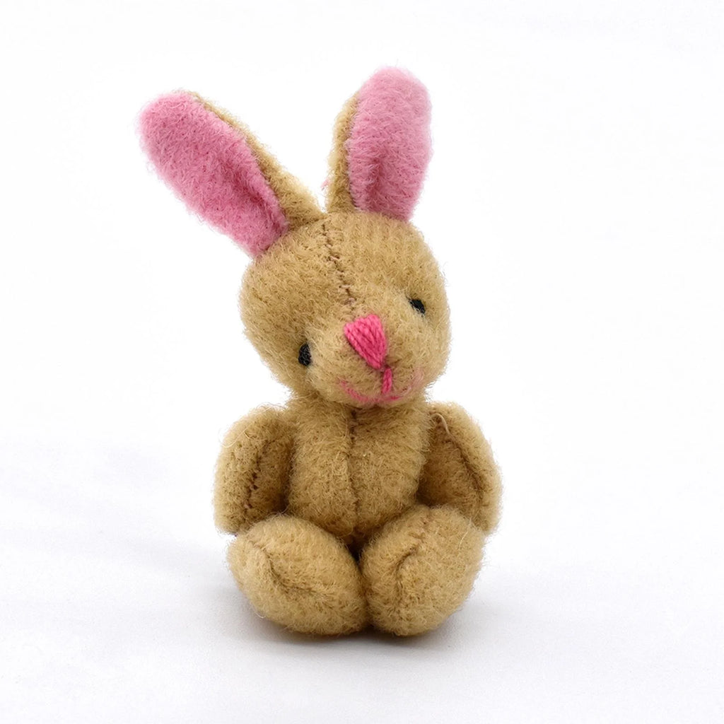 Mini Joint Bear/Rabbit Plush Dollhouse Decor Toys N2527