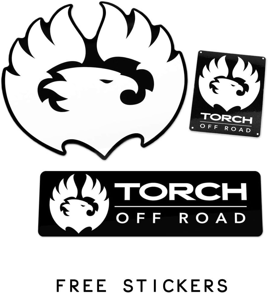 TORCH 3 Full Lift Kit for Toyota Tacoma 4X4 4WD TRD SR5 w Differential Drop and Sway Bar Relocation Kit - 6 Lug Models ONLY R669879
