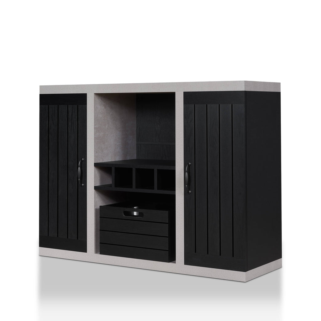 Rustic 47-Inch 2-Cabinet Buffet Sideboard U916