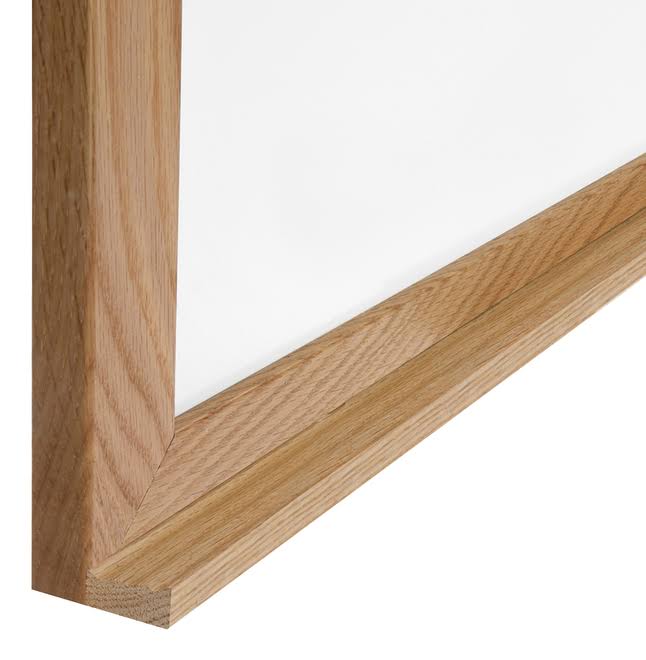 White Acrylate Markerboard 48.5 in. x 60.5 in. Wood Frame Q279073