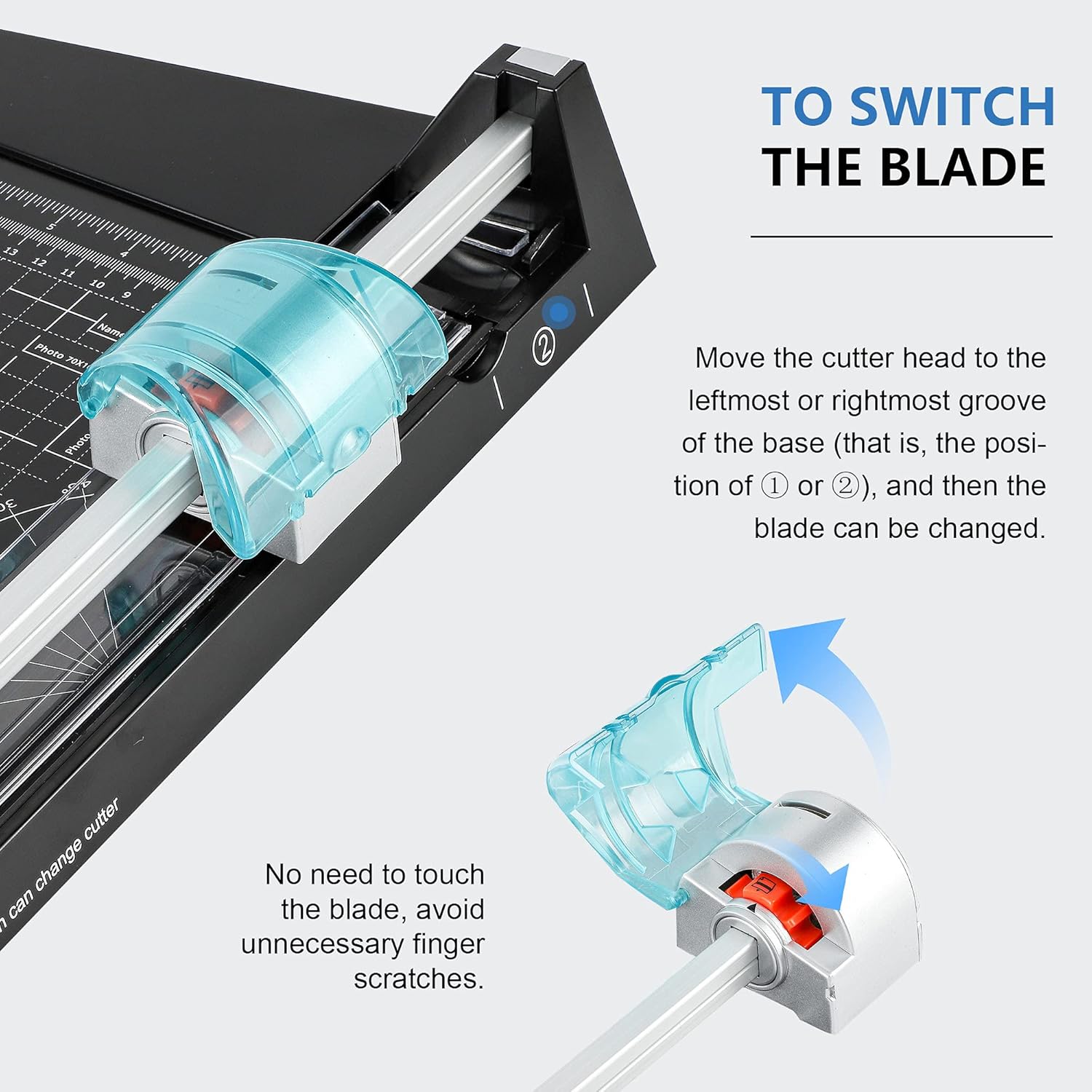 5-in-1 Paper Trimmer A4 Paper Cutter Portable Craft Cutter X730