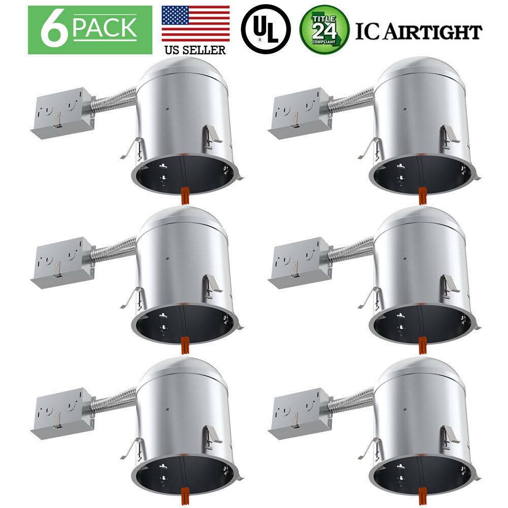 6 Pack 6 inch LED Recessed Lighting B102