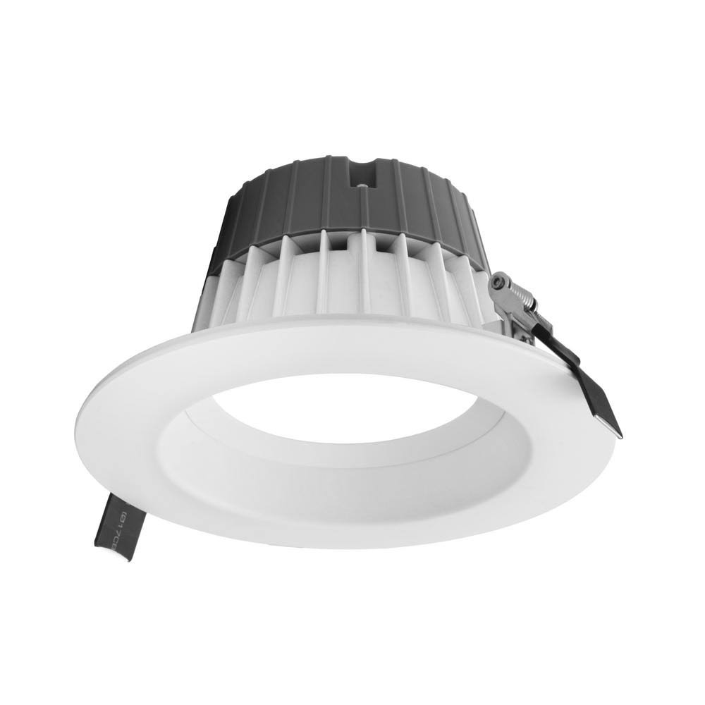 6 in. White Commercial Canless LED Downlight Kit T94608