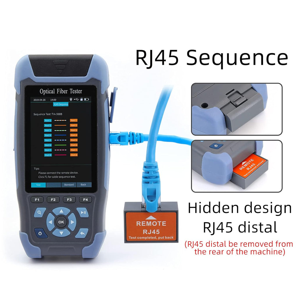 OTDR Fiber Optic Tester 1310/1550nm SM 5m-60Km Pack of 2 S59860