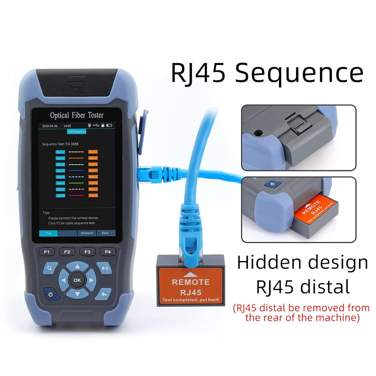OTDR Fiber Optic Tester 1310/1550nm SM 5m-60Km Pack of 2 S59860