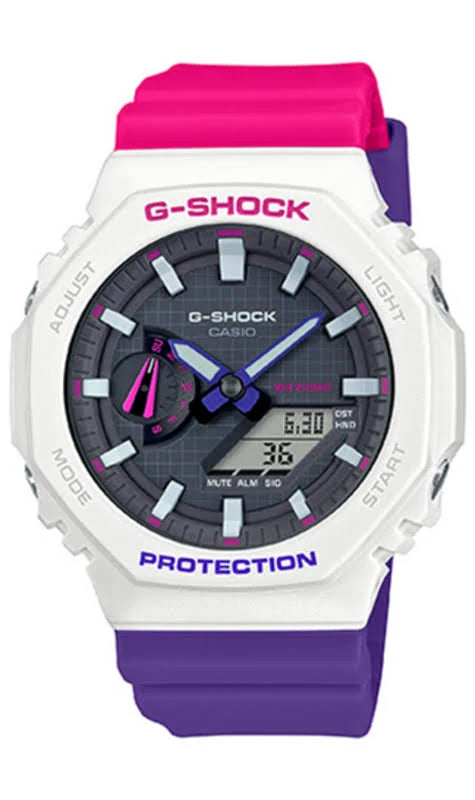 White/Pink/Purple G Shock Watch Q418339