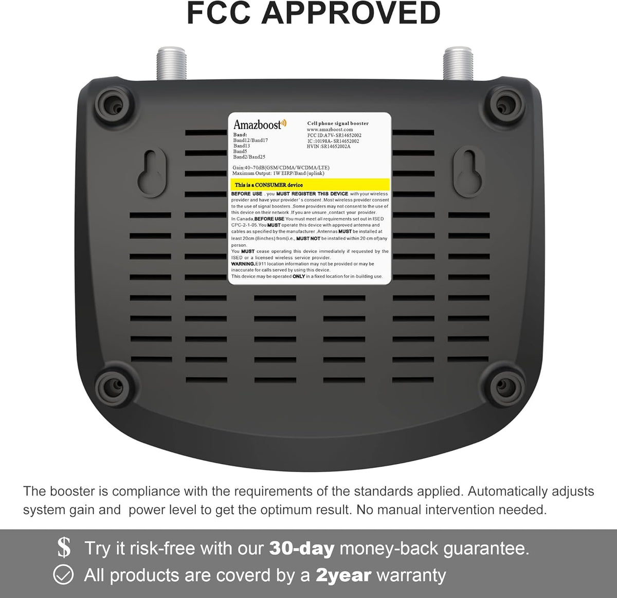 4-Band Cell Phone Signal Booster E16073